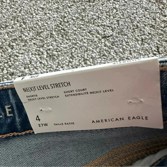 AE American Eagle Ne(x)t Level Stretch Low Rise Shortie Shorts Size‎ 4 - Picture 2 of 9